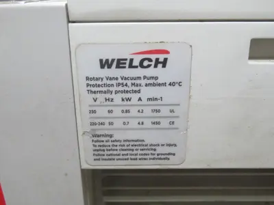 Used WELCH PRO30 3302-01 Vacuum Pumps Texas US | Aucto #1307131