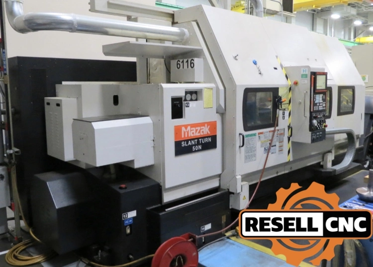 Used 2008 Mazak Slant Turn 50N CNC Lathes Florida US | Resell CNC #684727