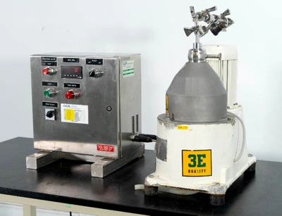 Westfalia CTC 1-06-107 lab clarifier centrifuge, 316SS.