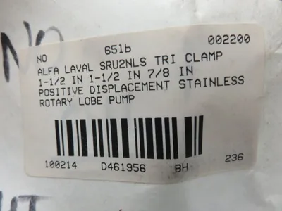 USED Alfa Laval Inc. SRU2NLS