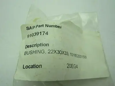 Krones 101852001500 Bushing 22x30x33 LOT OF 4