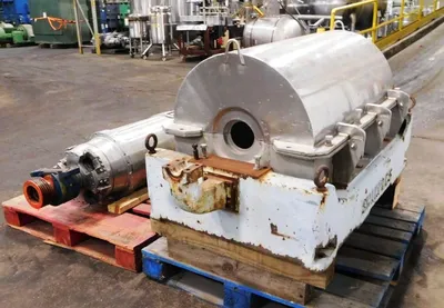 Sharples P3000 decanter centrifuge, 316SS.