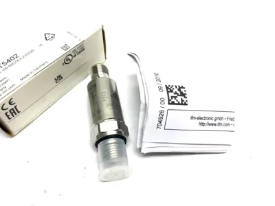 USED IFM PRESSURE TRANSMITTER 1/4" 1450PSI