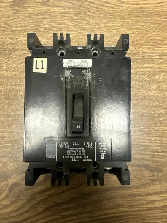 Used WESTINGHOUSE FB3020 Miscellaneous Equipment (Electrical & Power) Ohio US | Surplus Asset Holdings #1240372