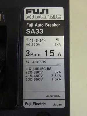 USED FUJI ELECTRIC SA33-15