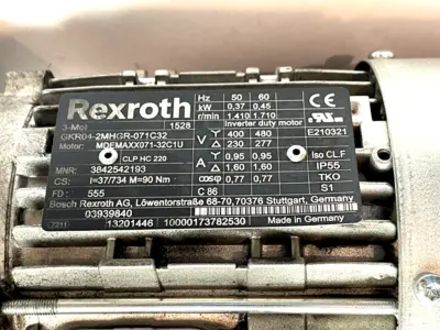 Used Bosch Rexroth MDEMAXX071-32C1U Gearmotors Michigan US | Maverick Industrial Sales #1398758