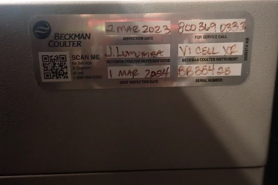 USED BECKMAN COULTER VI-CELL XR
