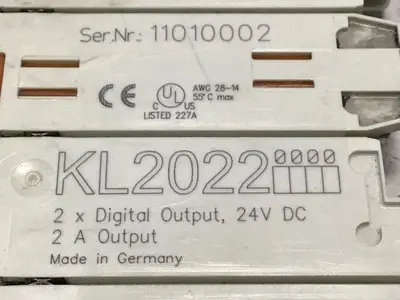 USED BECKHOFF KL2022