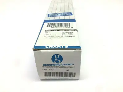 New | in-Stock Graphic Controls Strip Recorder Chart 2 Speed 10" Wide Chart Recorders Michigan US | Maverick Industrial Sales #1489836