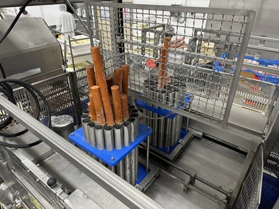 Pizzamatic (Grote) 2-Lane, 4-Head Meat/Pepperoni Slicer System