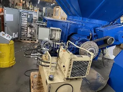 USED 2007 WEIMA WLK15 FILM & FIBER SINGLE SHAFT SHREDDER