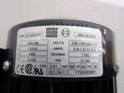 Used BODINE _UNKNOWN_ A.C. Motors Texas US | OCO Industrial #1600748