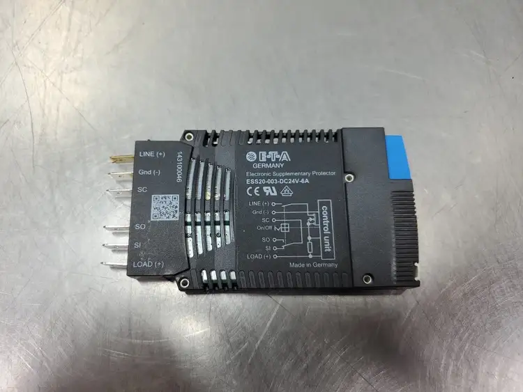 Used E-T-A ESS20-003-DC24V-4A Electronic Supplementary Protector Circuit Breakers South Carolina US | Palmetto Automation #1161129
