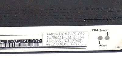 FISHER ROSEMOUNT 44B2980X012-25 I/O BUS INTERFACE CL7801X1-DA1