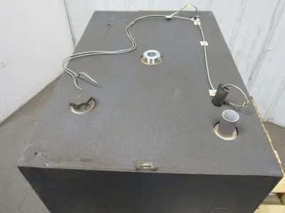 Trumpf 90 Gallon 26x22x35" Stainless Steel Reclaiming Mixing Liquid Holding Tank