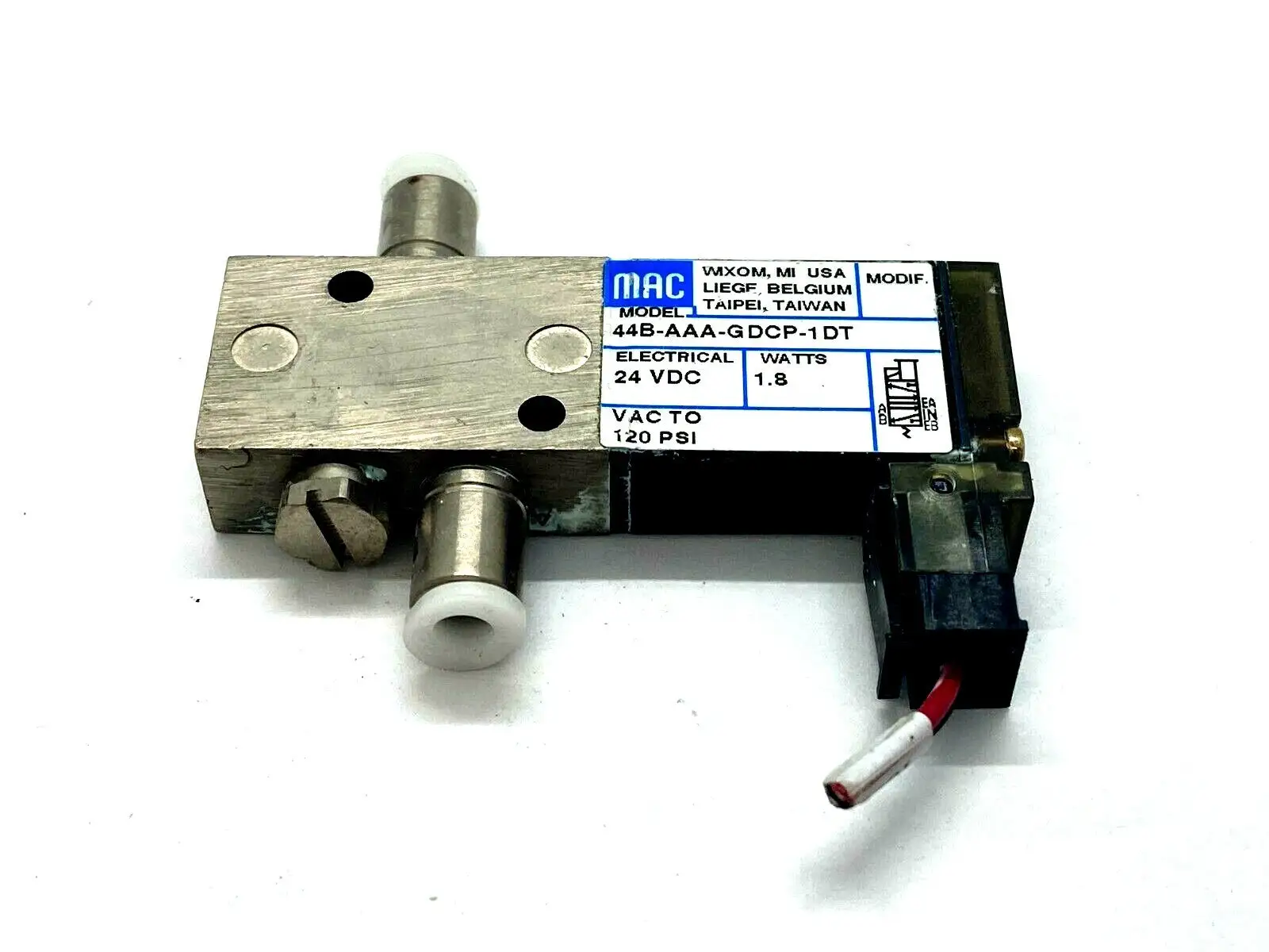 Used Mac Valves 44B-AAA-GDCP-1DT Solenoid Valves Michigan US | Maverick Industrial Sales #1392963