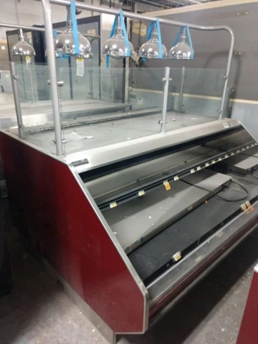 97-0029 Barker PT6RRS 6’ Over/Under Pizza Bar Hot Case Merchandiser