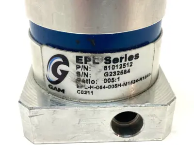 USED GAM PLANETARY GEARBOX 5:1 RATIO
