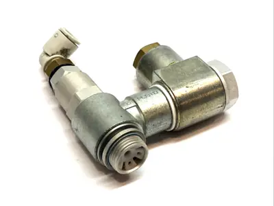 USED FESTO ONE WAY FLOW CONTROL VALVE 4MM 6MM PUSH-IN .3-10BAR 575444