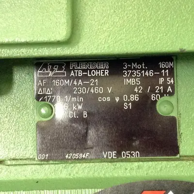 USED ATB FLENDOR AF160M/4A-21