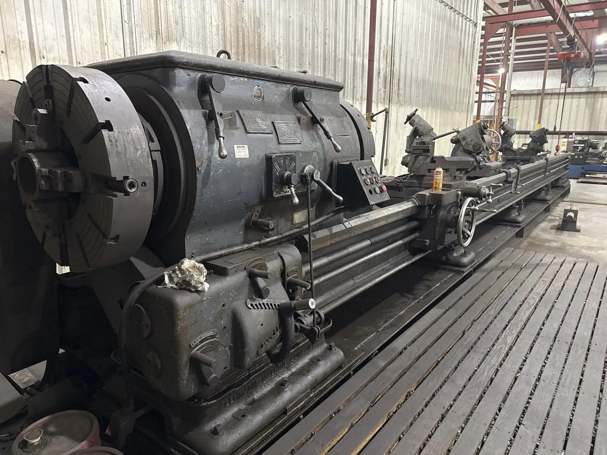Used LEHMANN LONG BED Oil Field & Hollow Spindle Lathes Illinois US | Aucto #1307366