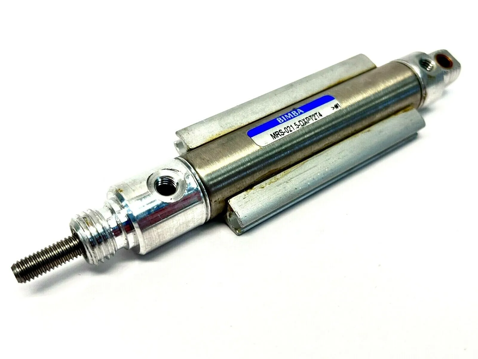 MRS-021.5-DXPT2T4 | Bimba  Pneumatic Cylinder Double Acting 9/16" Bore 1.5" Stroke - Used