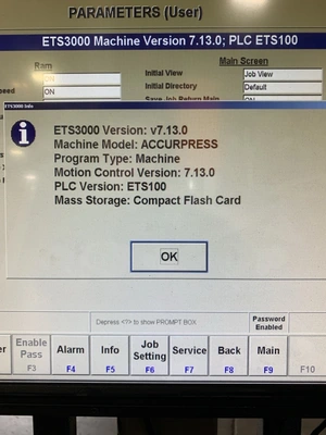 Used 1999 ACCURPRESS 71308 Press Brakes Kansas US | Revelation Machinery #1377611