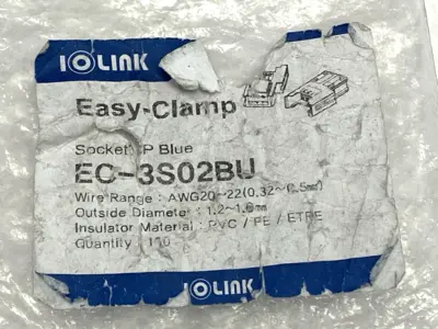 New | in-Stock Samwon Act IOLINK Blue Socket Connector AWG20-22 3P LOT OF 18 Electrical Fittings Michigan US | Maverick Industrial Sales #1398285