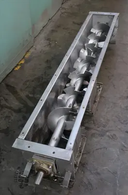 SPC7202  Conveyor screw conveyor Stainless Steel, 9" dia x 72"l