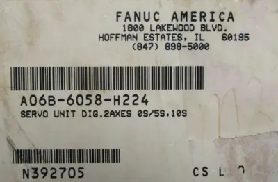 NEW FANUC A06B-6058-H224 SERVO DRIVE A06B6058H224