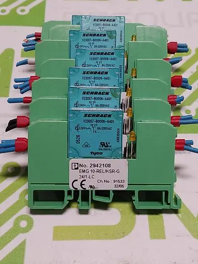 PHOENIX CONTACT 2942108 EMG 10-REL/KSR-G 24/21-LC RELAY MODULE