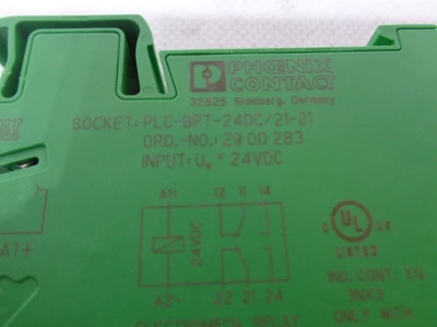 USED PHOENIX CONTACT PLC-BPT-24DC/21-21