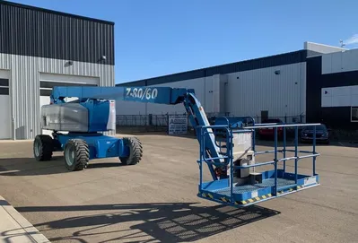 Used 2015 GENIE Z-80/60 ARTICULATING BOOM LIFT Articulating Boom Lifts Alberta CA | Adcock Equipment #1418164