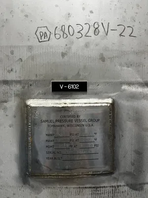 2021 SAMUEL PRESSURE VESSEL GROUP 1,000 GALLON Cuve en Inox | Perry Equipment (4)