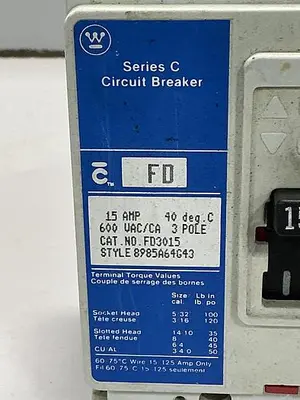 USED WESTINGHOUSE FD3015