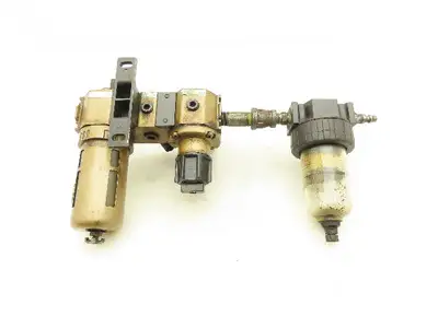 Parker CKD 06F11BC Pneumatic Compressed Air Filter Regulator Lubricator Assembly