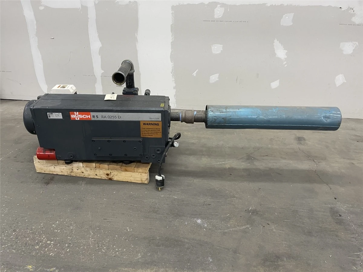 10 Hp Busch Vacuum Pump, Model RA02352 D50611XF, 170 ACFM