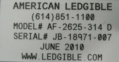 NEW AMERICAN LEDGIBLE AF-2625-314 LED COUNTER/TIMER AF2625314