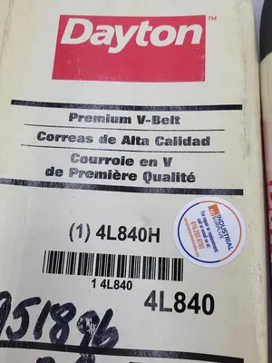 New | in-Stock DAYTON DAYTON V-BELT 4L840H *NEW* Belts | ND Industrial Surplus #1216493
