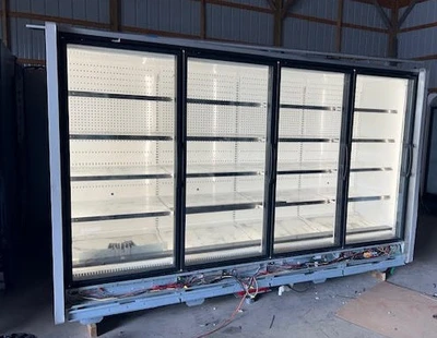 12-0054 Hussmann Run of 18 RFL Hybrid Freezer Doors