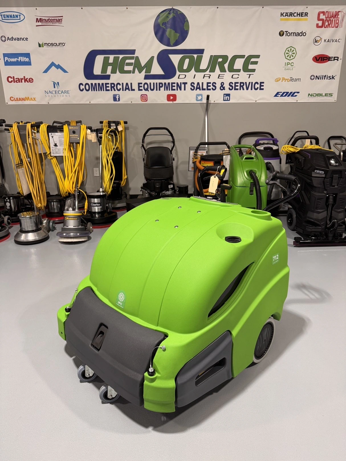 IPC 712 Vacuum Walk-Behind Sweeper NEW