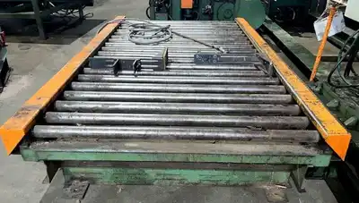 Stacker, Roller Conveyor, Progressive, 72" Wide