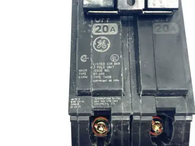 Used General Electric Circuit Breaker 2-Pole Type THQB, HACR Circuit Breakers Michigan US | Maverick Industrial Sales #1394242