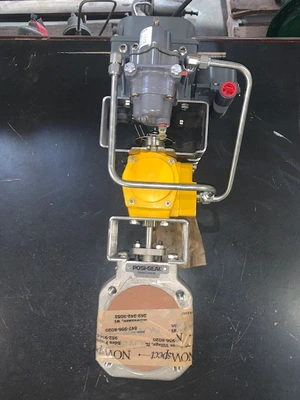 3" Fisher A41 Butterfly Valve with actuator and positioner New Storeroom Spare