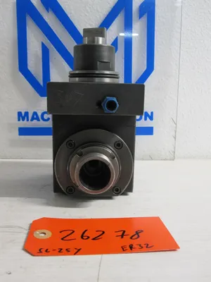 DMG Mori Seiki SL-25Y ER32 Right Angle 90 Degree Live Driven Tool Holder