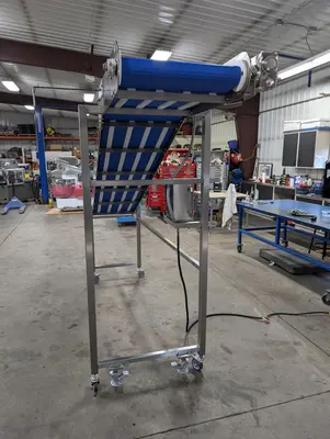 SS Incline Plastic Belt Conveyor