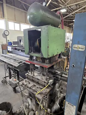 20 TON PNEUPOWR AIRAM MODEL #4P20 PNEUMATIC PRESS 3” STROKE: YOBRO #24858