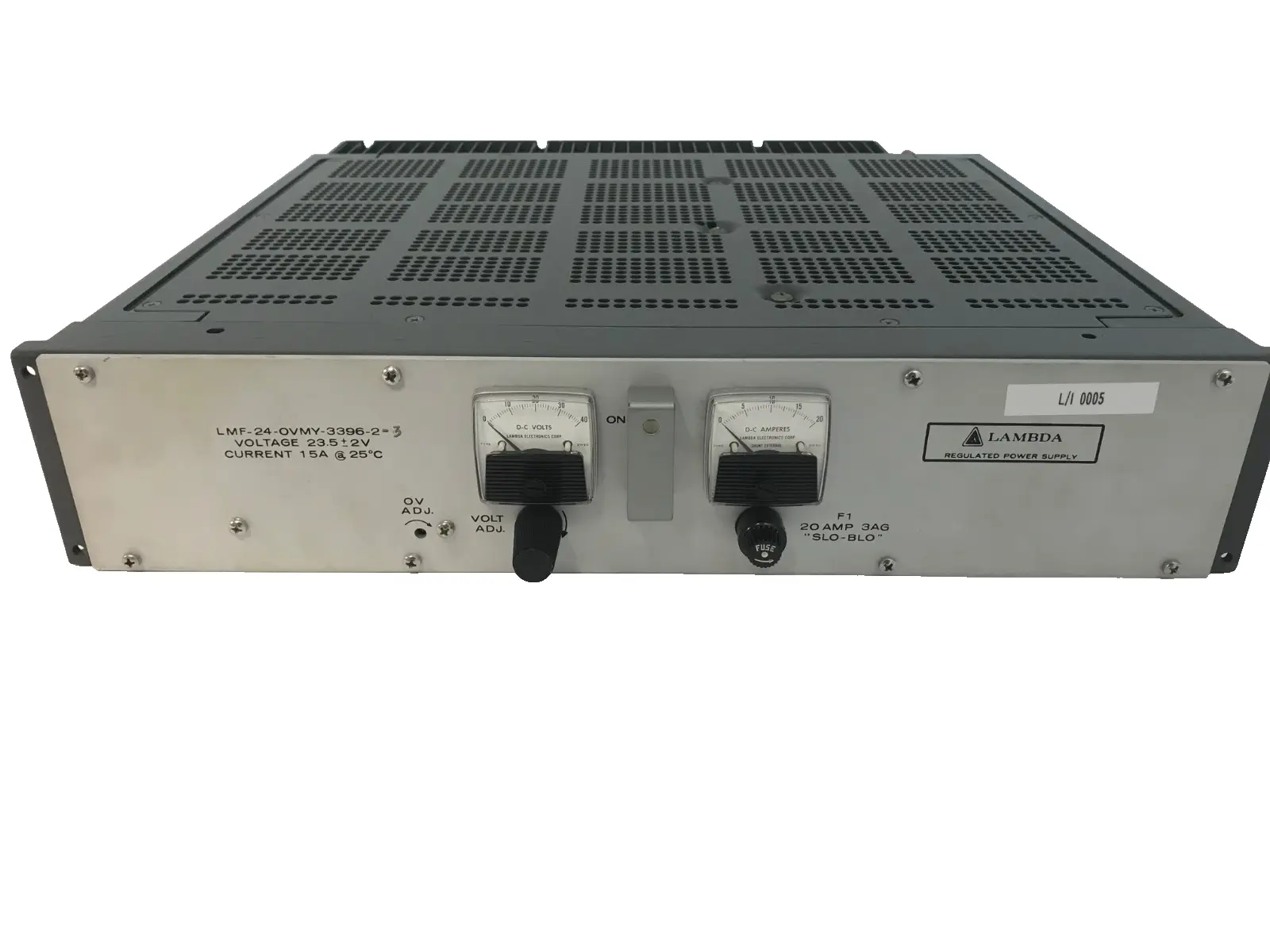 USED LAMBDA ELECTRONICS CORP. / VEECO REGULATED POWER SUPPLY 23.5V P/S MODULE