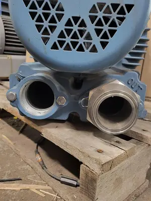 USED AMETEK AMETEK REGENERATIVE BLOWER 3.5 HP TEFC 3 PH 230 / 460 V CAT# 51895 RPM