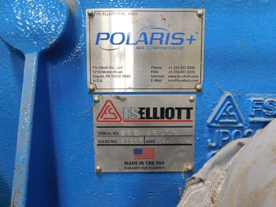 Used FS Elliott NA Centrifugal Air Compressors Ohio US | Equipment Recovery Corp. #1331561
